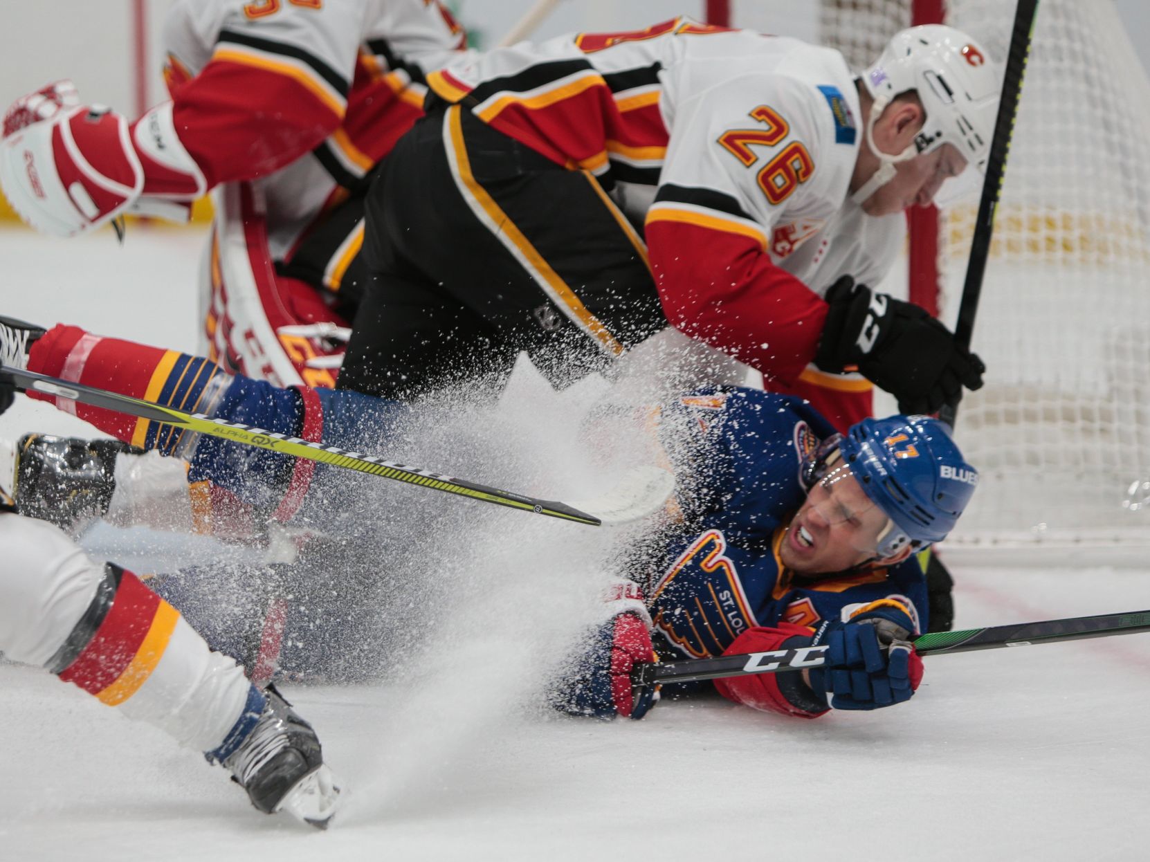 Blues take on Calgary Flames at the Enterprise Center